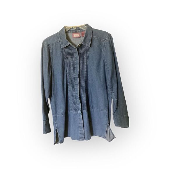 Vintage Premier International Denim Top - Picture 1 of 8